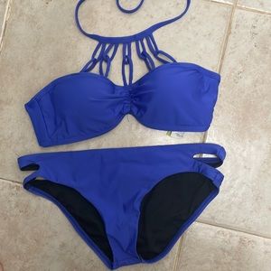 Gianni Bini Medium Blue Bathing Suit